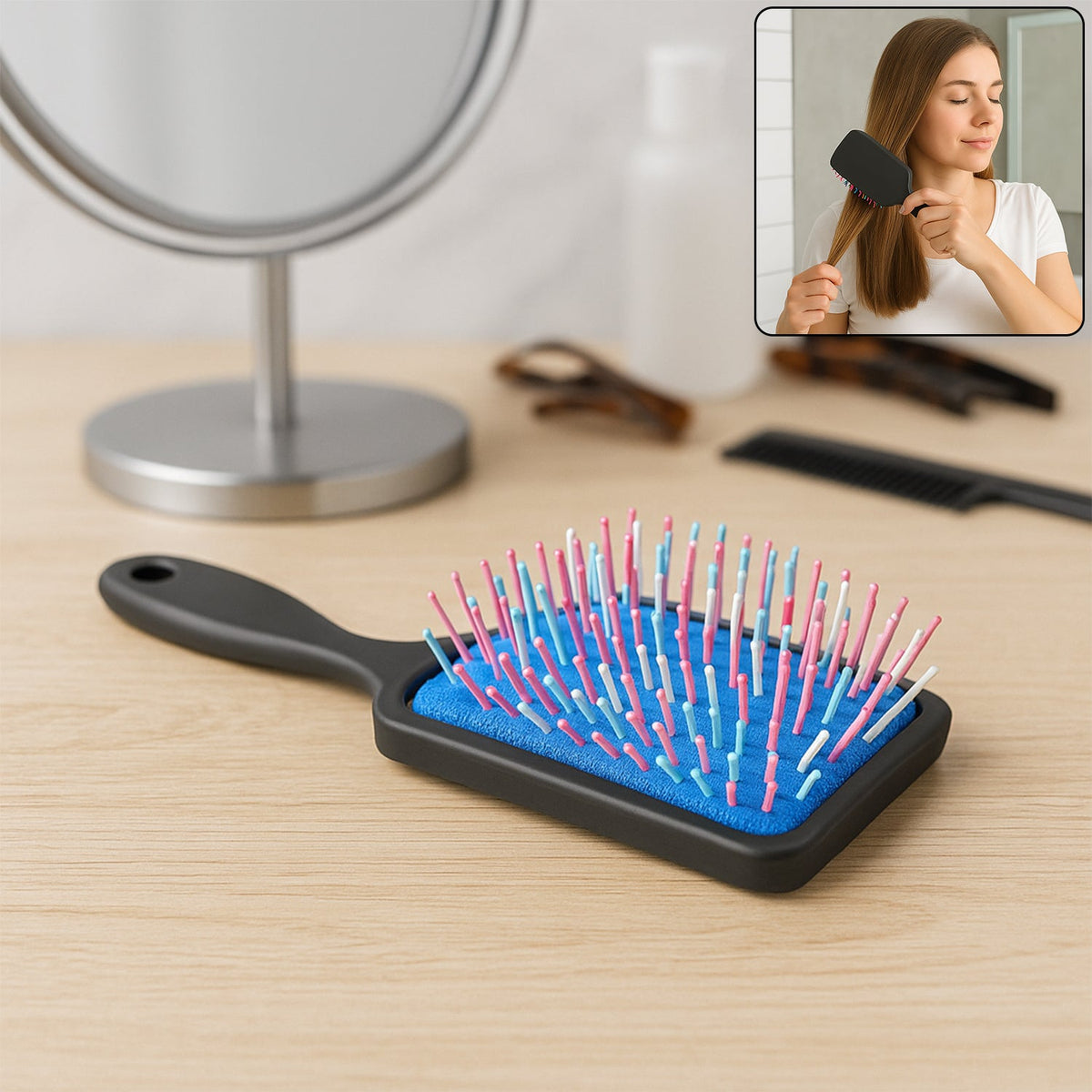 Massage Comb, Massage Hair Brush (1 Pc), Hair accessories