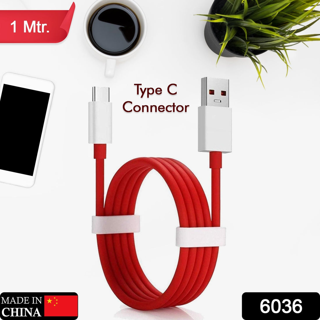USB-C fast charging and data transfer cable