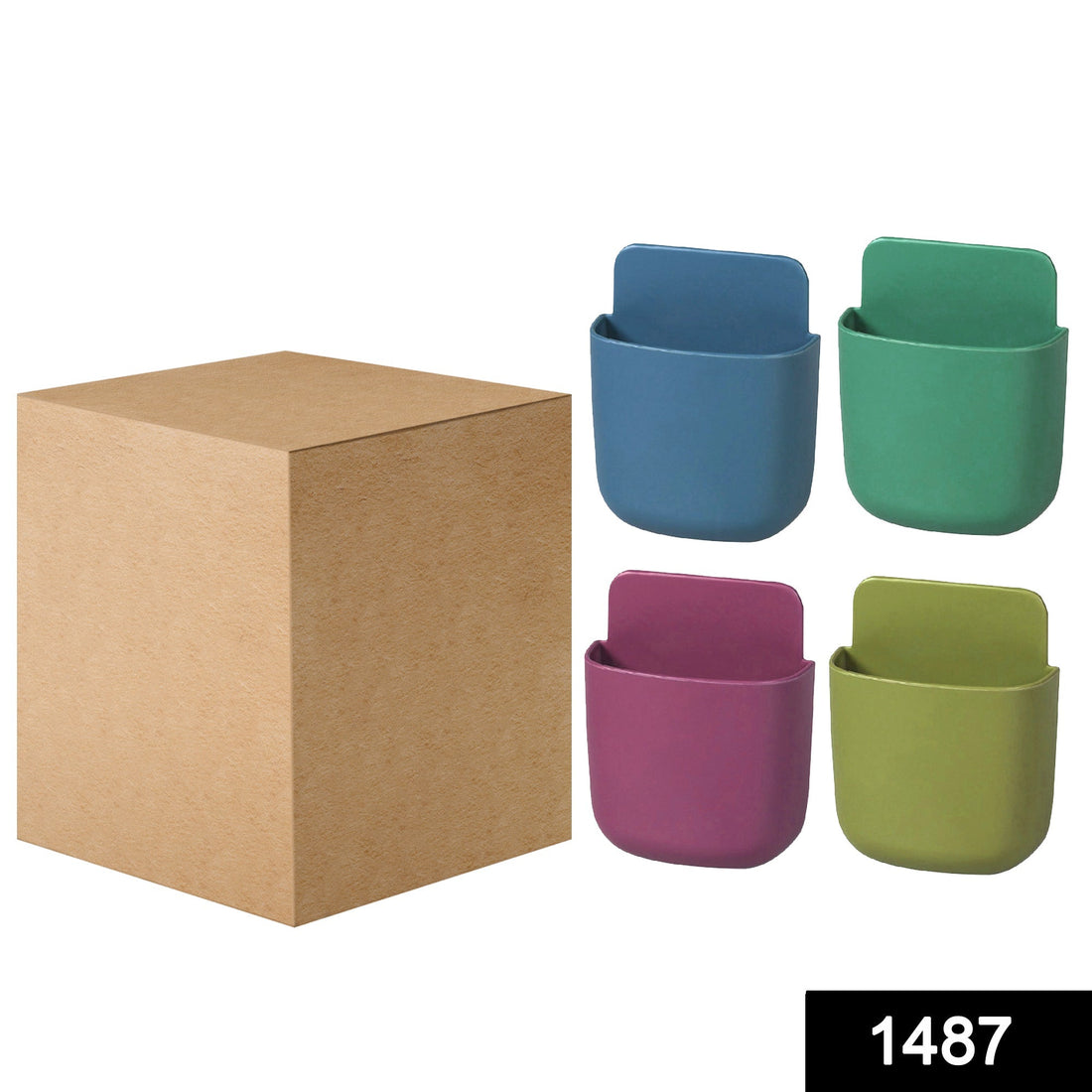 Storage case with phone charging holder.