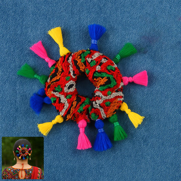 Navratri Hair Bun
