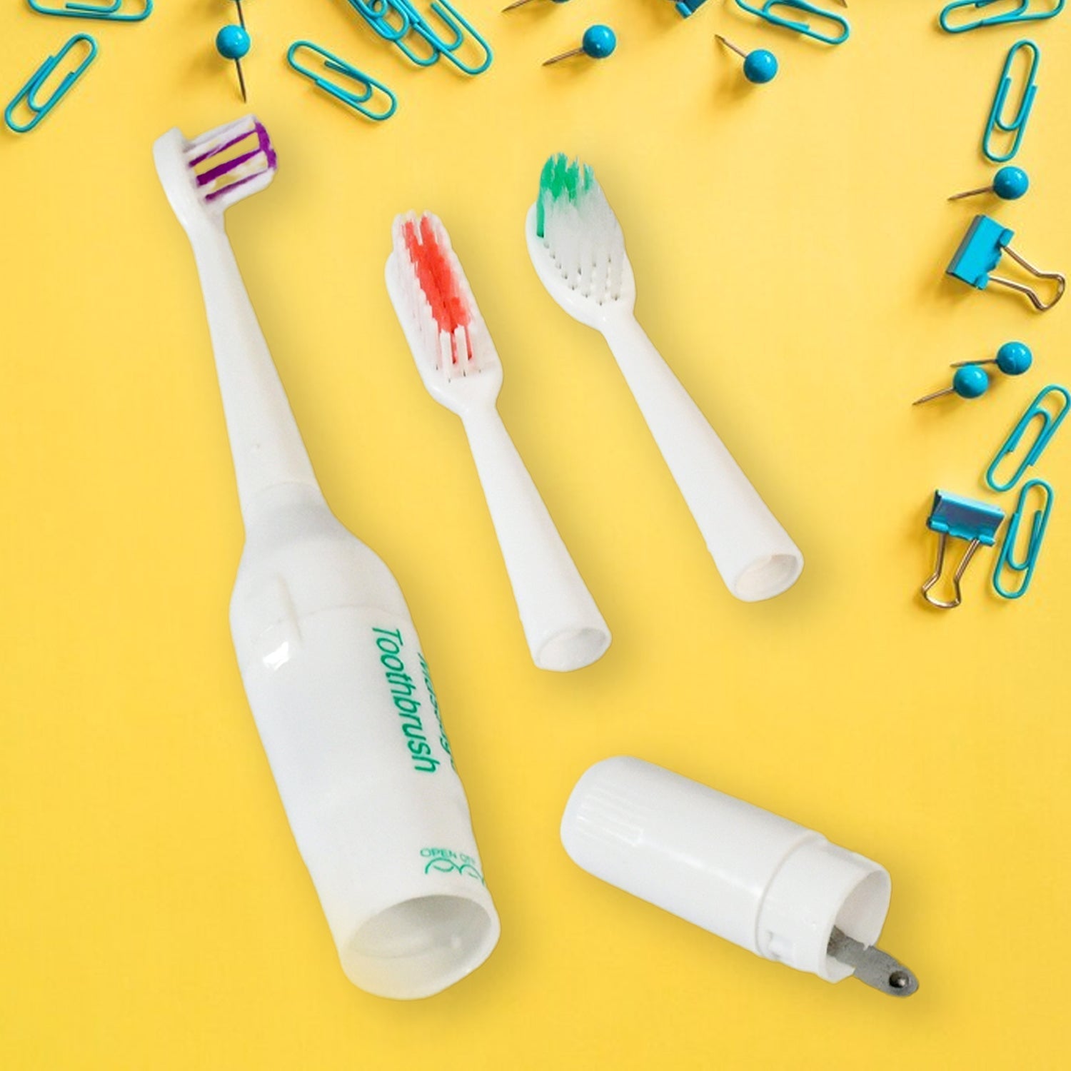 Electric Toothbrush for Adults & Teens – Deep Cleansing, Battery Operated (Battery Not included)
