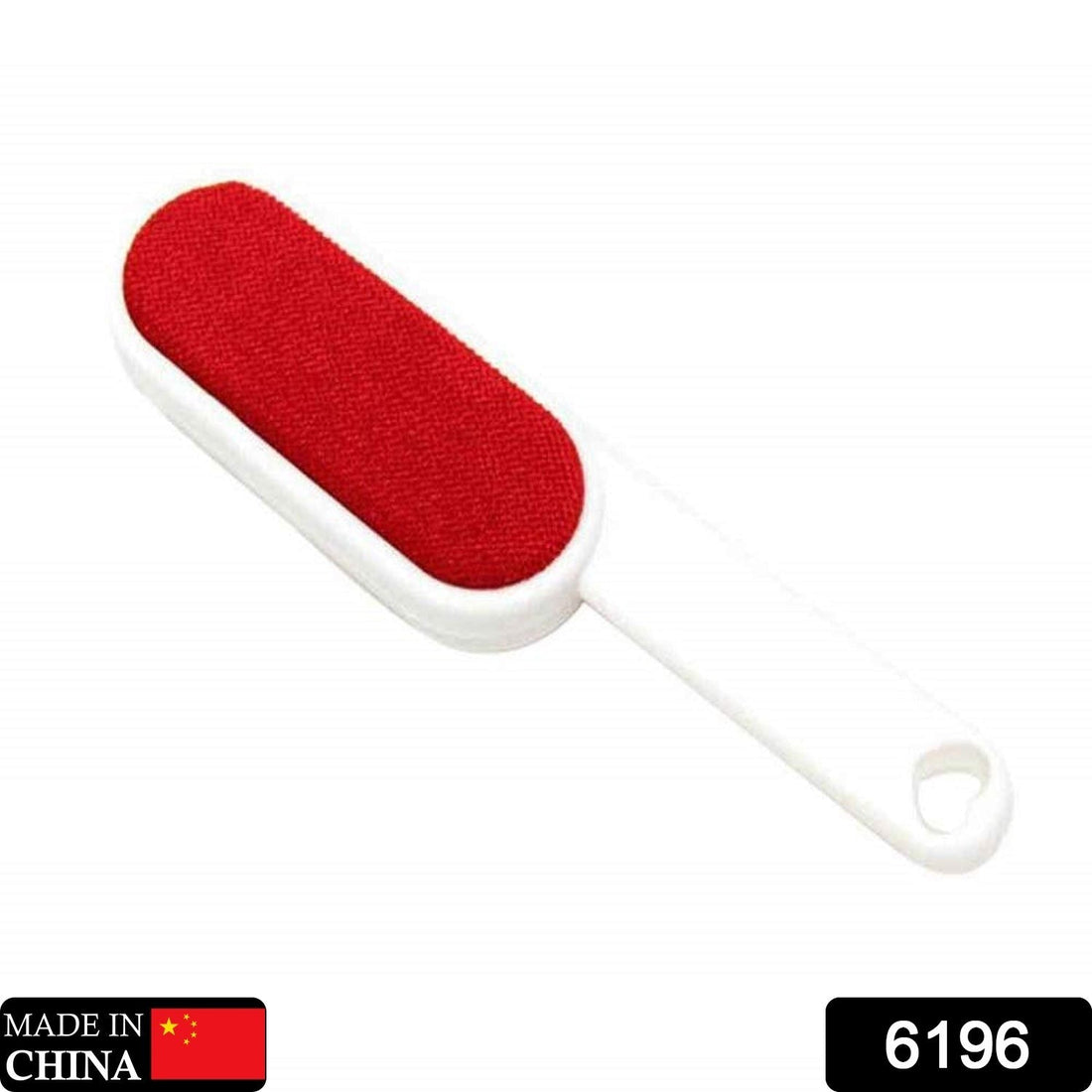 Double-sided pet hair remover brush.