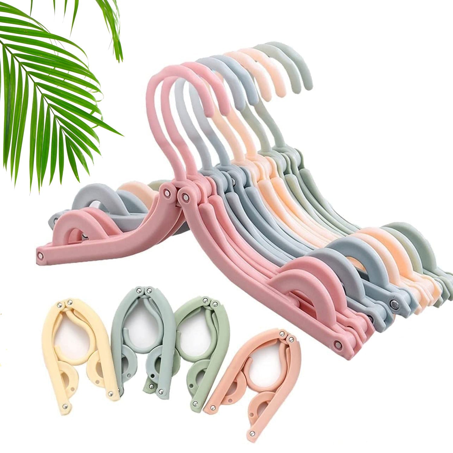 Folding travel hangers 10 pack