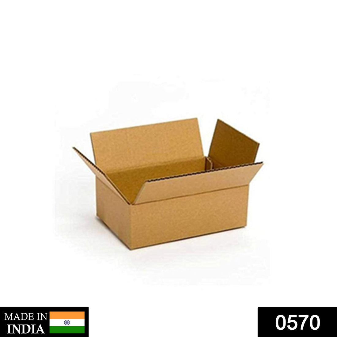 Brown cardboard box for packing and shipping.