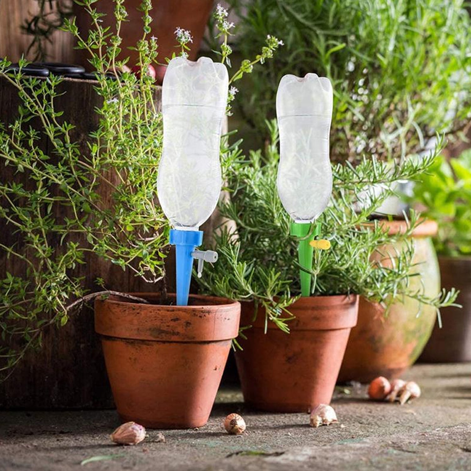 Adjustable Plant Watering Spikes with Slow Release Valve