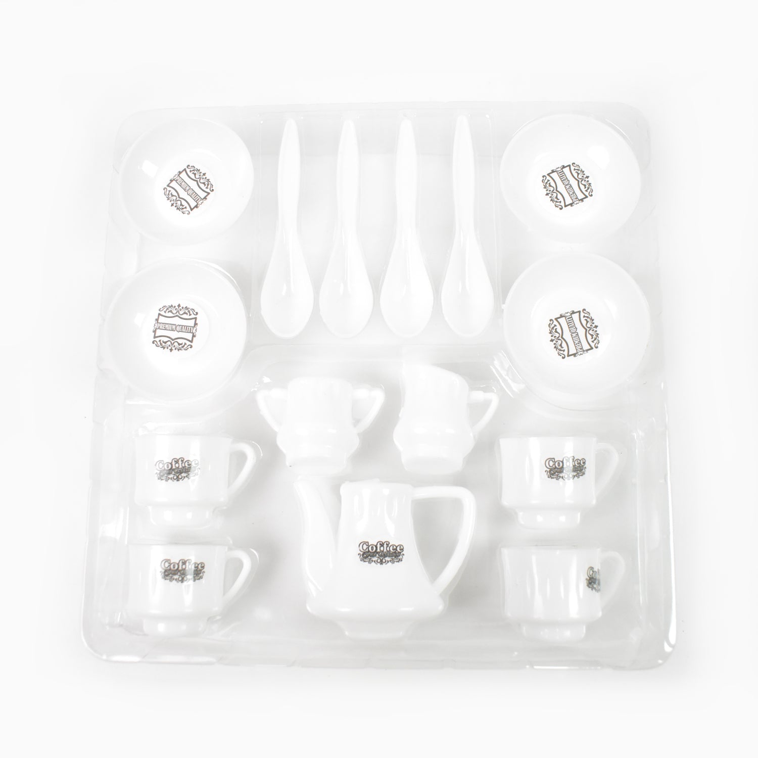 Tickles Tea toy Set | Coffee Kitchen Plastic Set Toy for Kids, Boys & Girls (14 Pcs / Mix Size & Design)