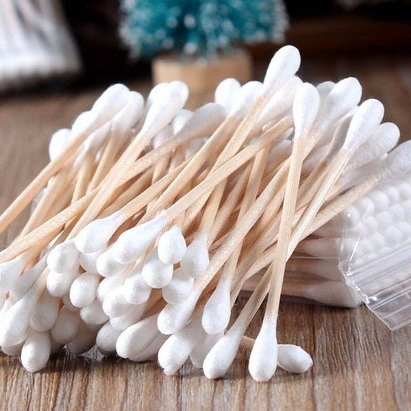 Eco-friendly cotton swabs with double ends
