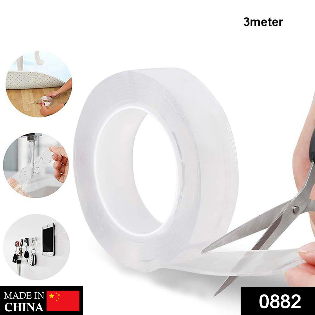 Multipurpose double-sided nano tape