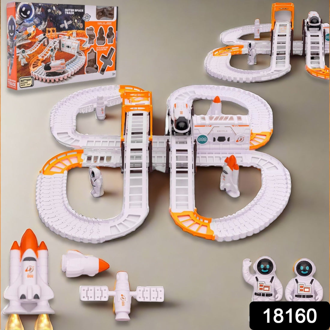 Outer Space Race Track Set