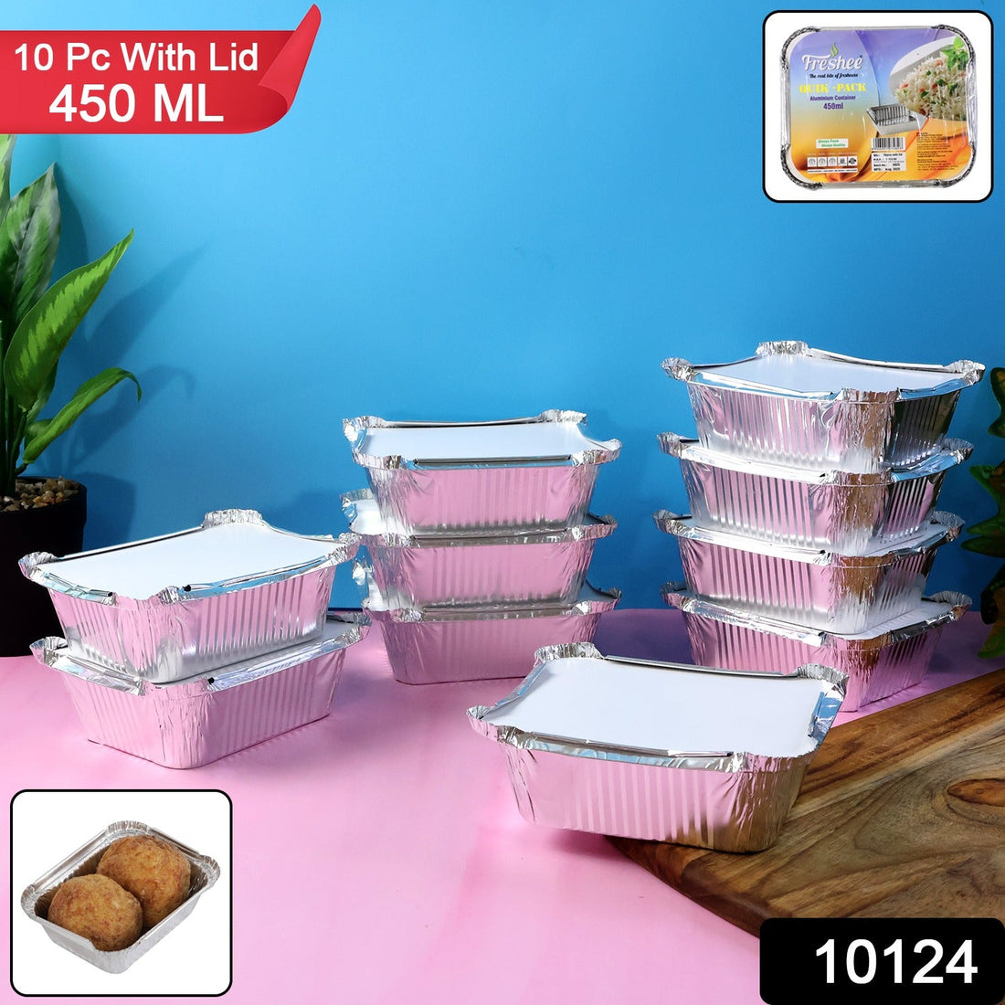 Freshee Aluminium Food Container