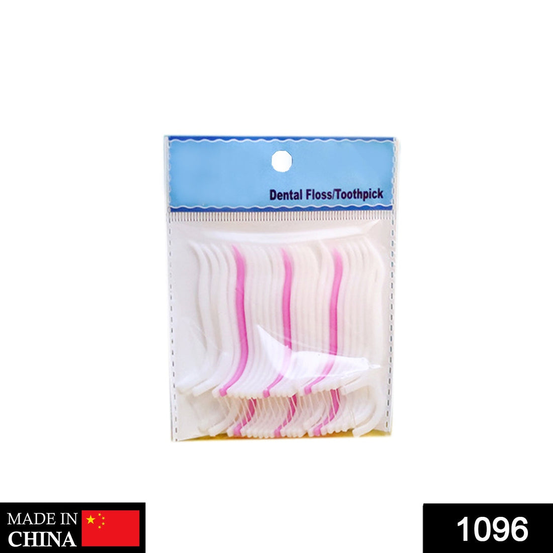 Convenient floss sticks for maintaining oral hygiene.