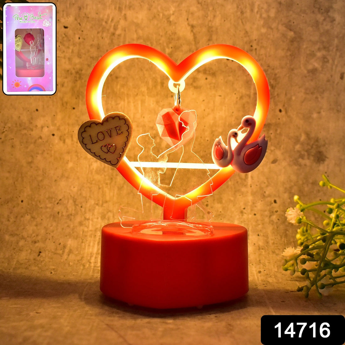 Heart-Shaped Love Sculpture