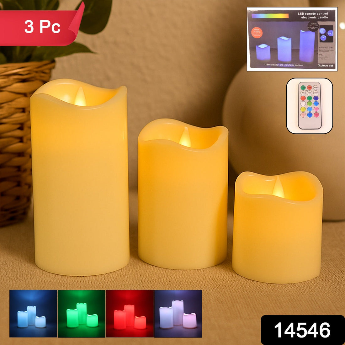LED Crystal Lamps Set