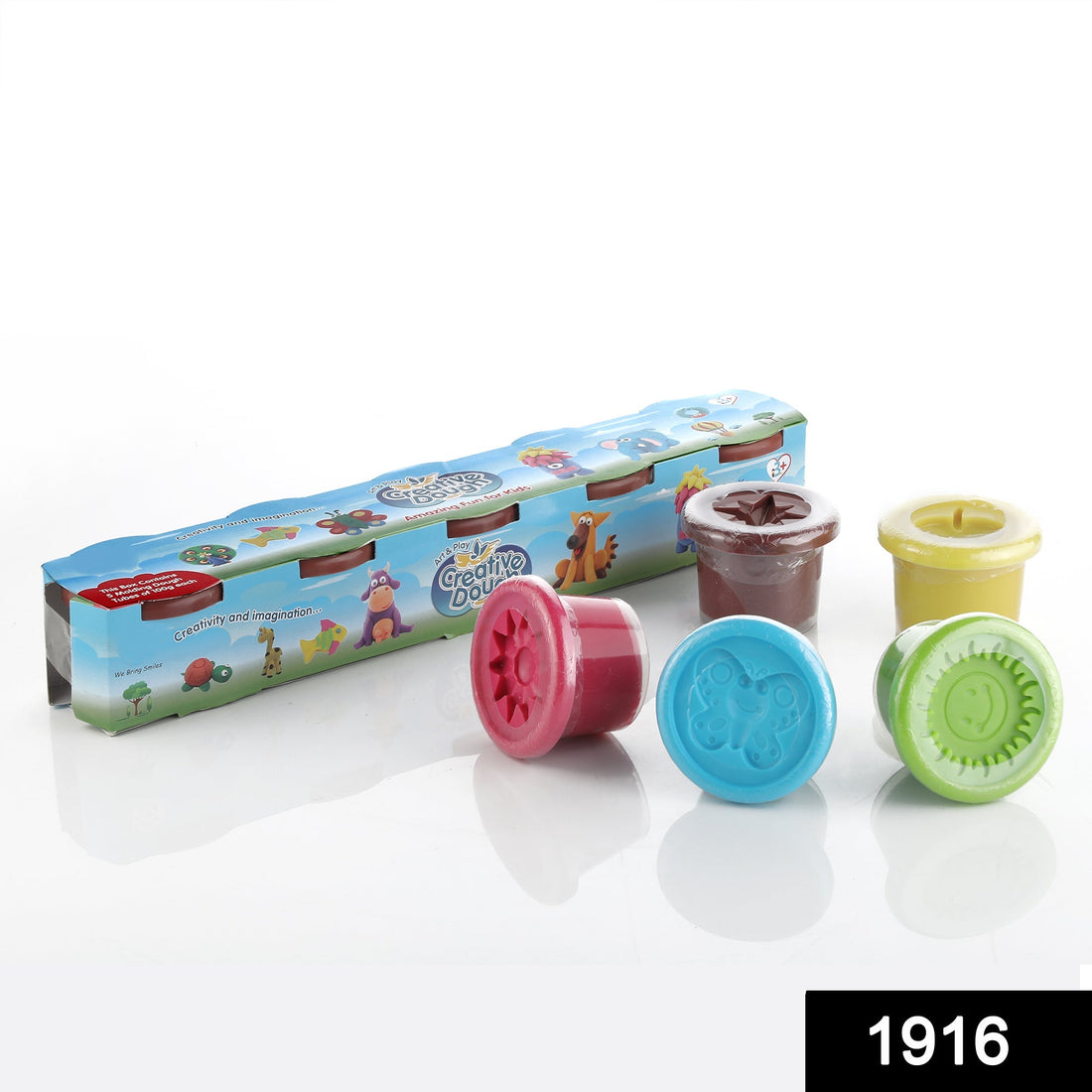 Multicolour non-toxic dough clay pack of 5, 100 grams each