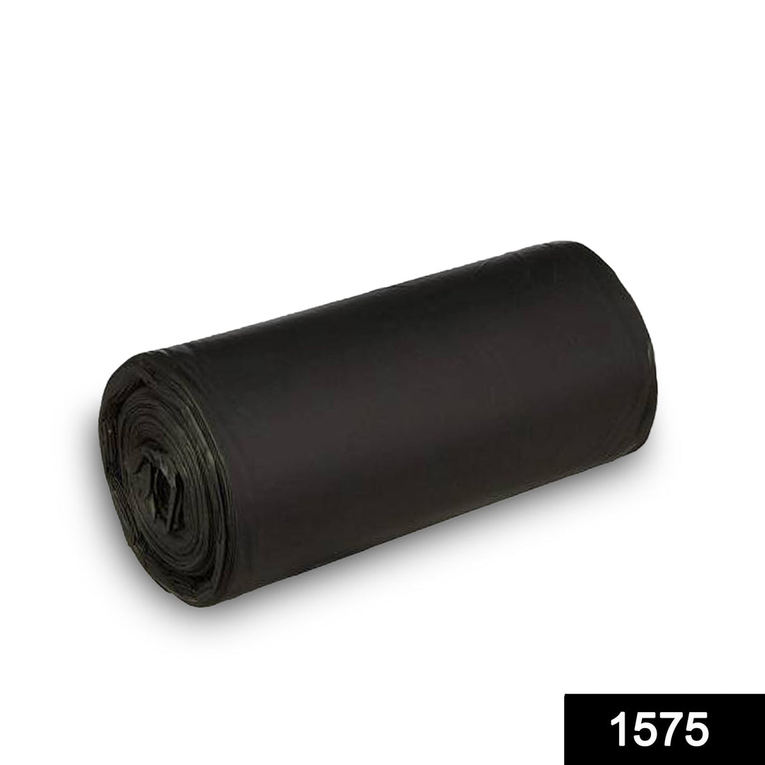 Black garbage bag (24 x 32 inches) for household use.