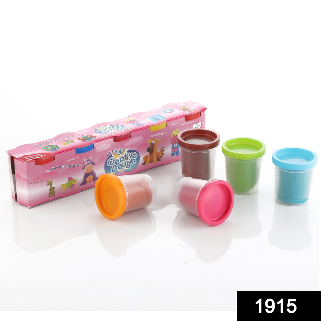50 grams non-toxic clay in 5 colors, pack of 5 pieces