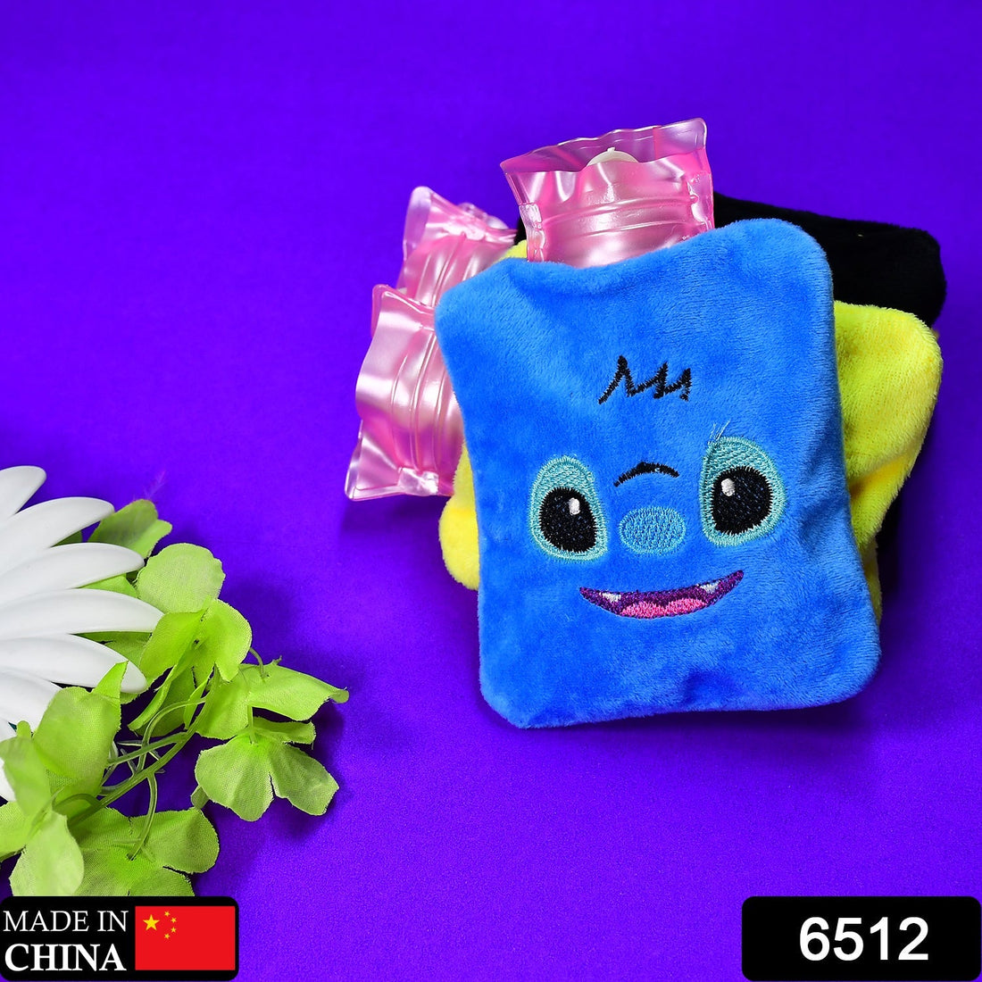 Blue Smiley Hot Water Bag