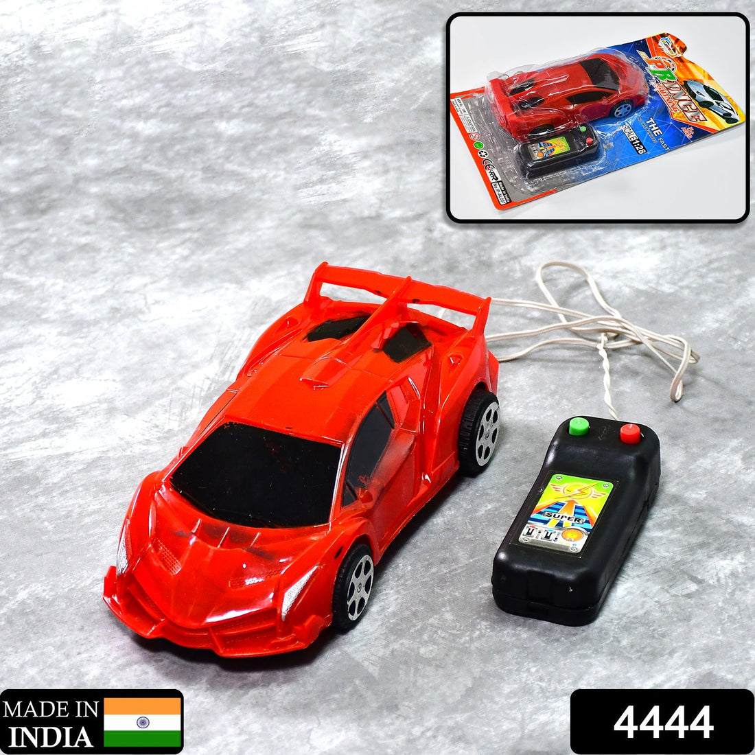 Remote control car with detailed design