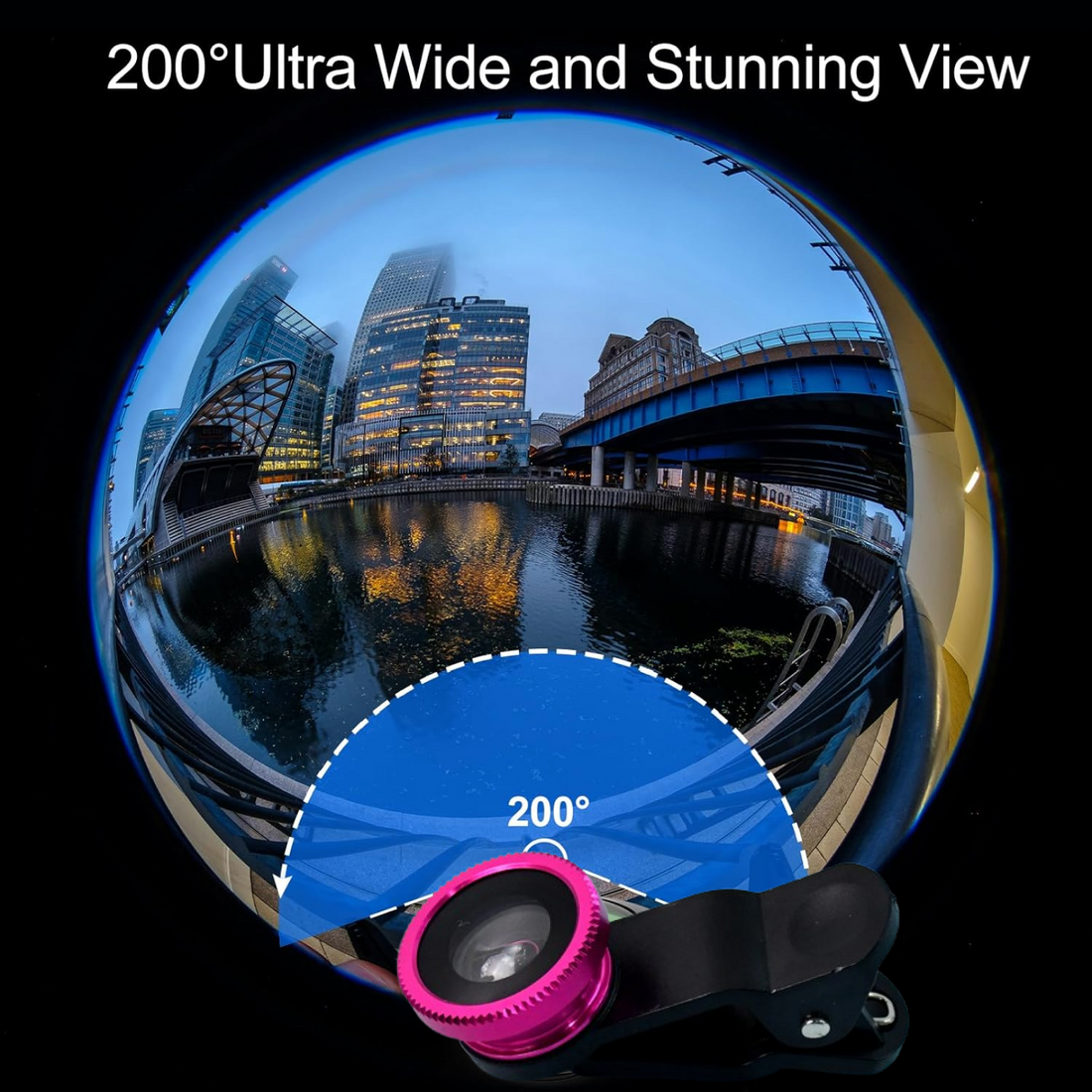 Universal Clip-On Mobile Camera Lens