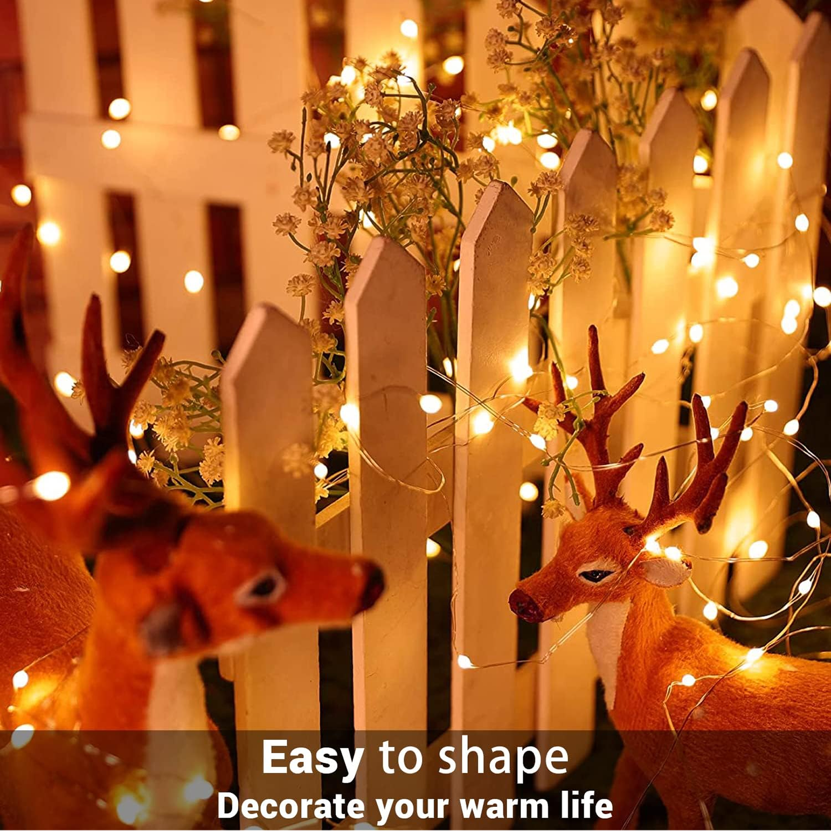 LED Flexible Wire Waterproof Lights for Party (2AA Battery Operated, Battery not included)