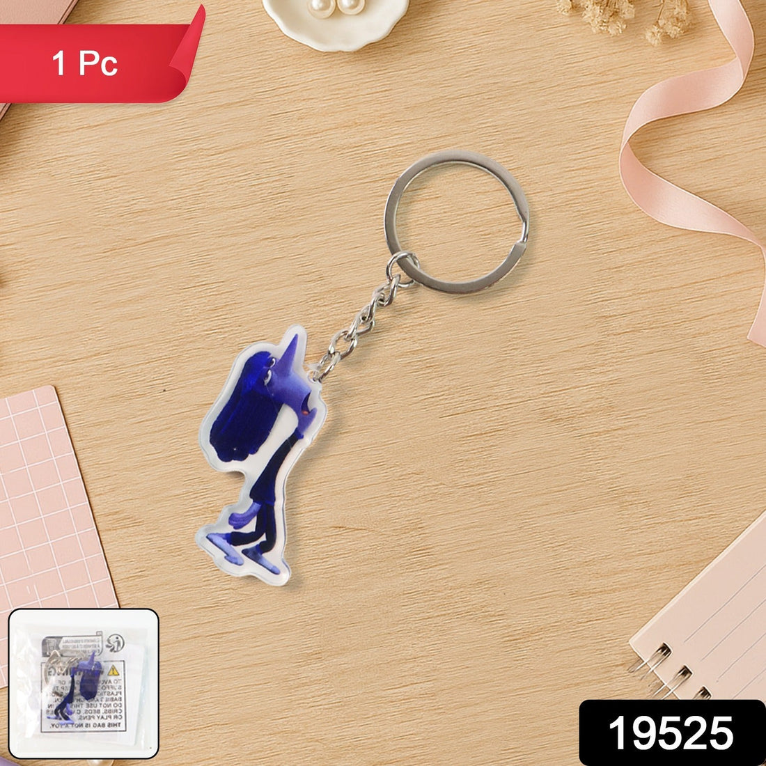 Fun Expression Acrylic Keychain 