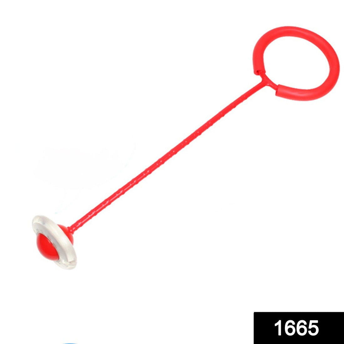 Led light skipping rope with flashing rings