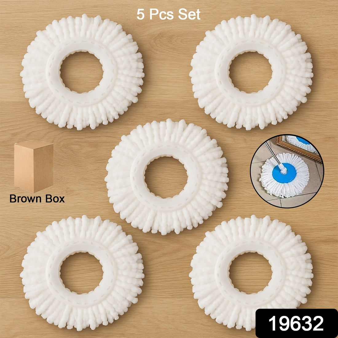 Microfiber Spin Mop Refill Head
