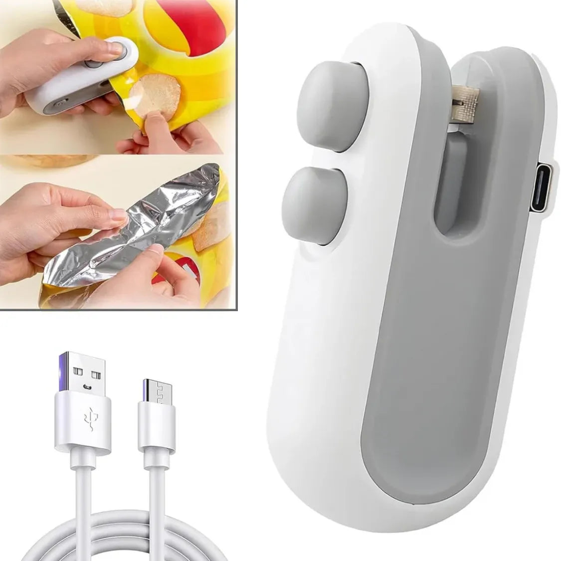 Mini bag sealer for kitchen
