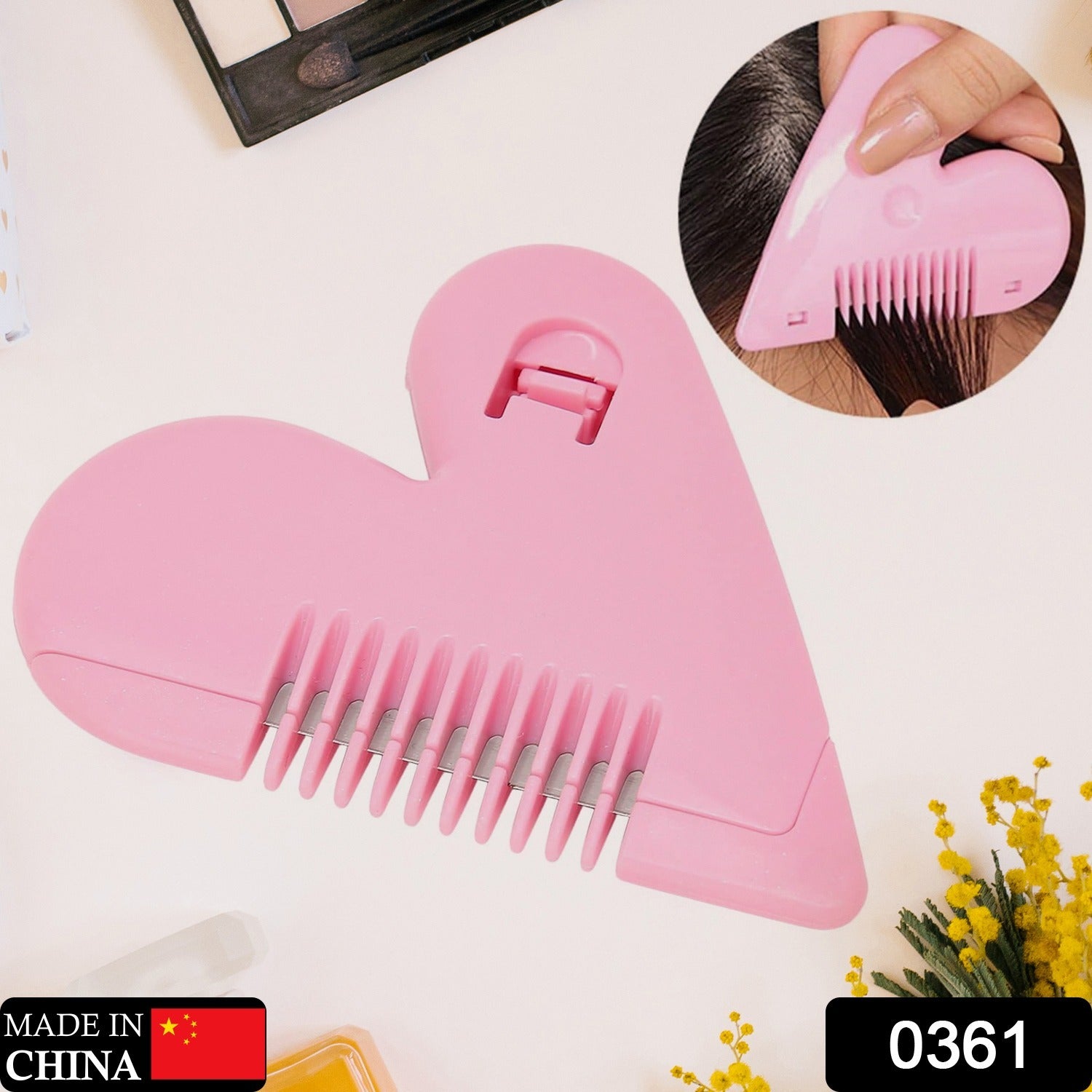 Heart Shape Baby Hair Scissors - Lightweight Stainless Steel Thinning Shears for Girls, Hair accessories