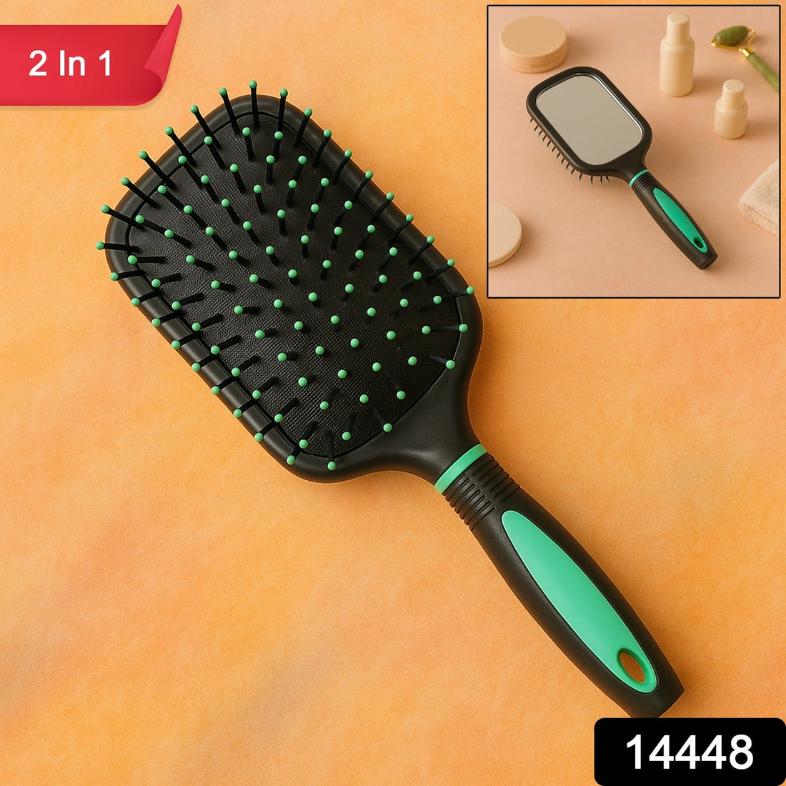 Chic Flick 2-in-1 Brush Mirror