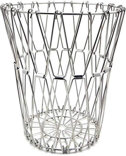 Stainless steel fruit basket for organizing vegetables and fruits