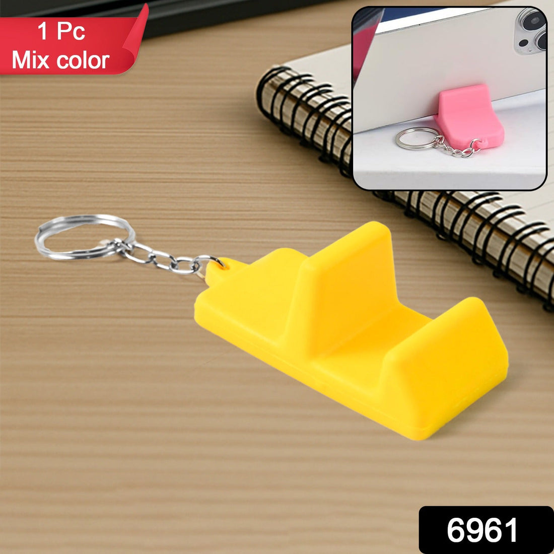 Dual Use Mobile Stand & Keychain