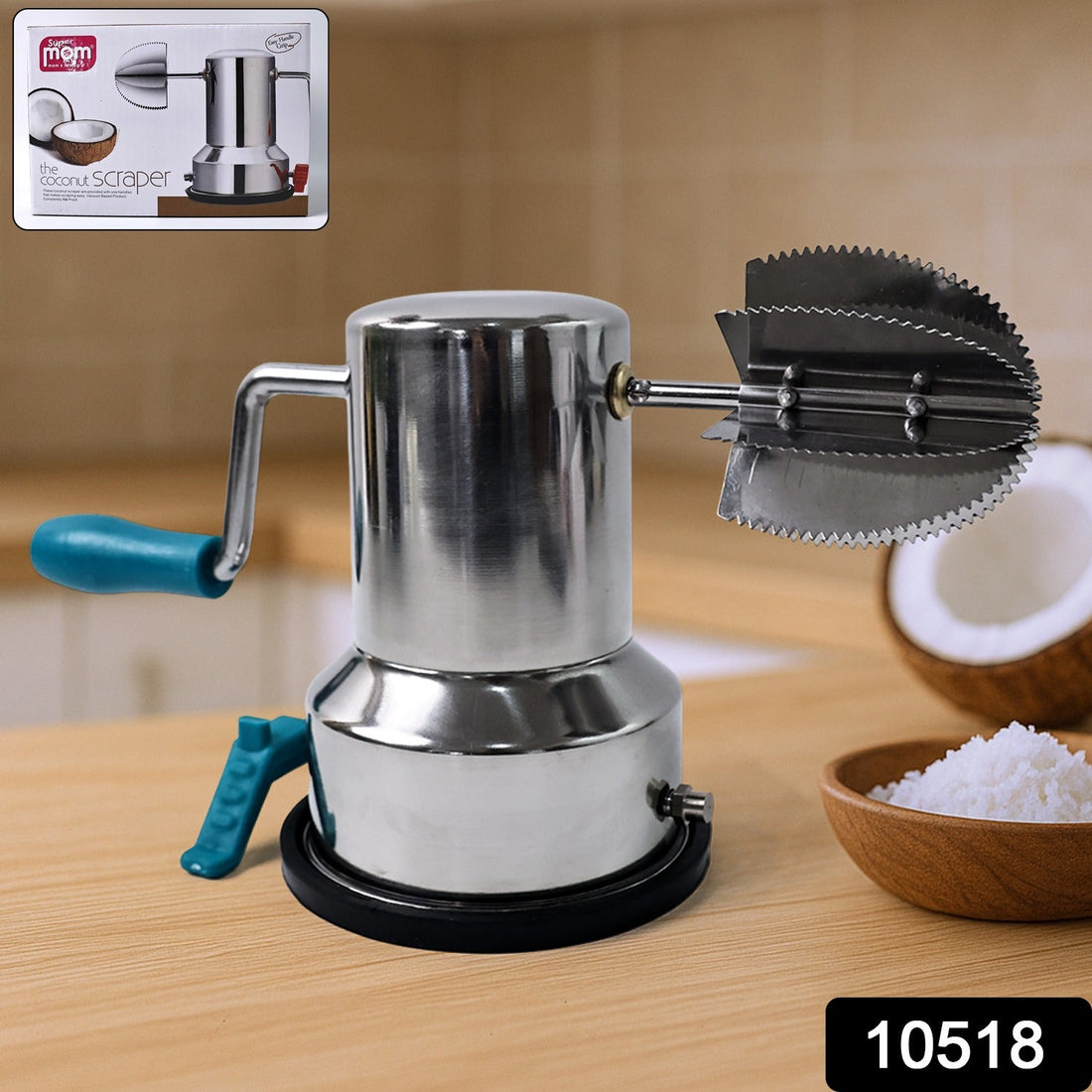 Stainless Steel Coconut Scraper