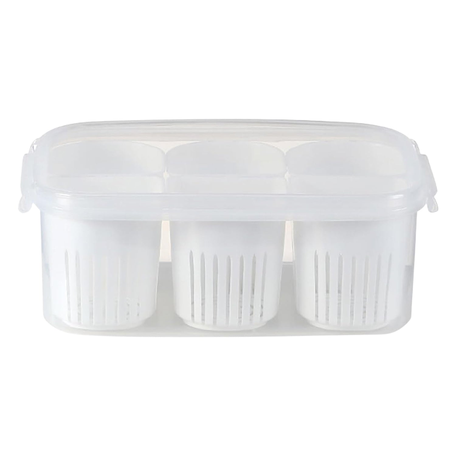 Fridge Storage Boxes Freezer Storage Containers, Container for Kitchen Storage Set, Storage in Kitchen, Vegetable Storage, Draining Crisper Refrigerator Food Box (1 Pc)