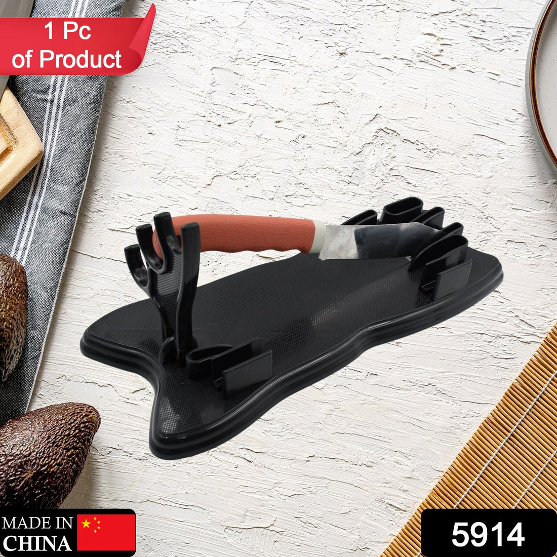 Clear Your Counter Top of Clutter and Easily Identify the Desired Knife (1pc)