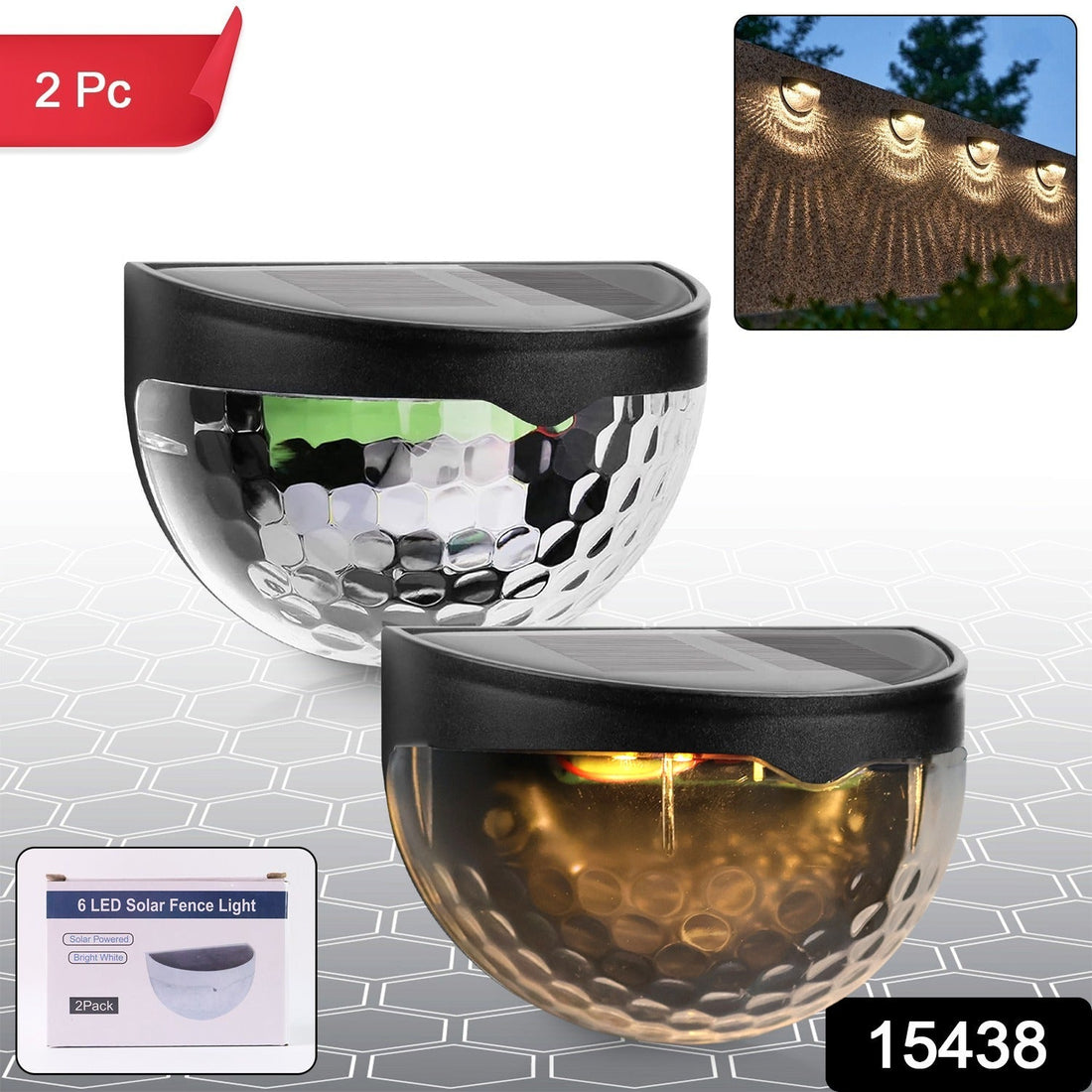 Solar Wall Fence Light