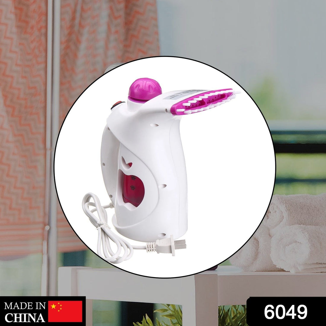 Portable handheld garment steamer for easy ironing