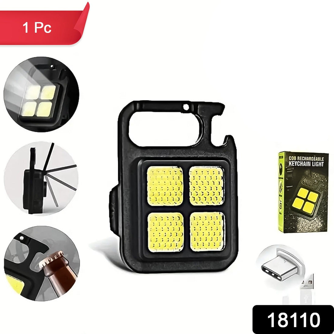 4 Led Mini Keychain Light