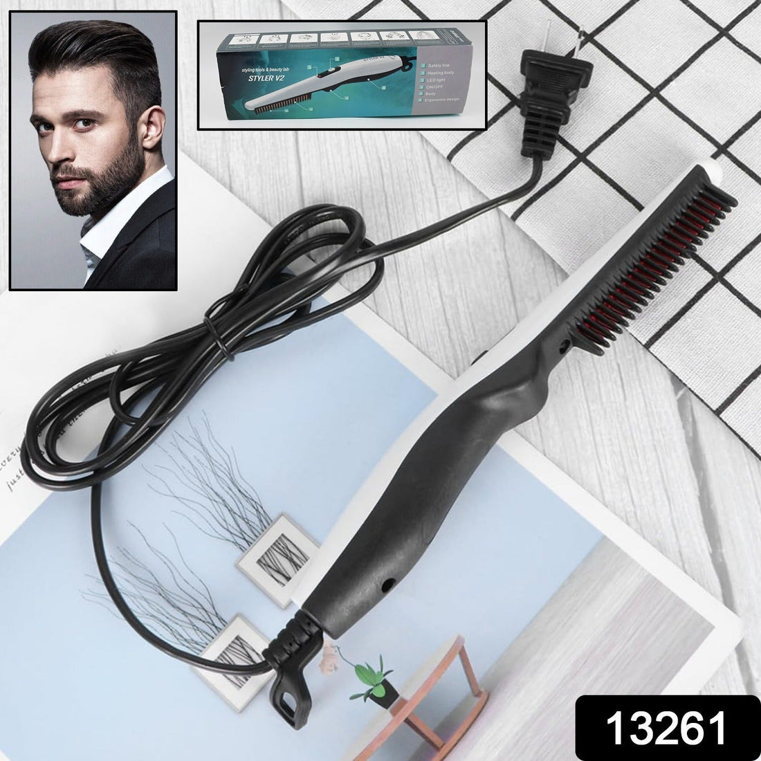 Hair Straightening Comb