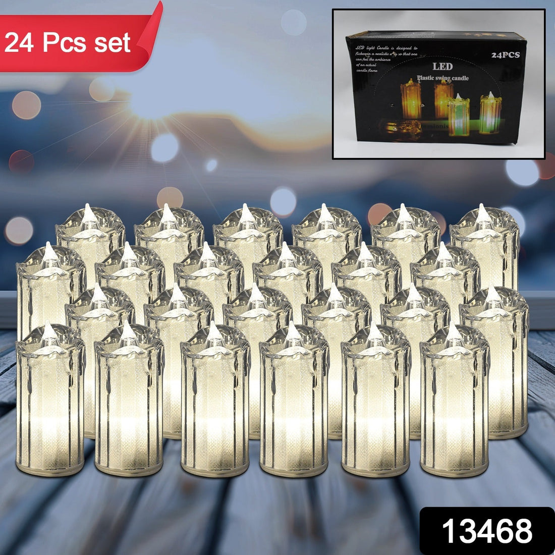 Flameless LED tea lights