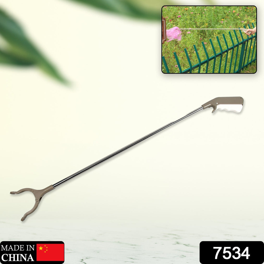 Flexible garbage picker tool