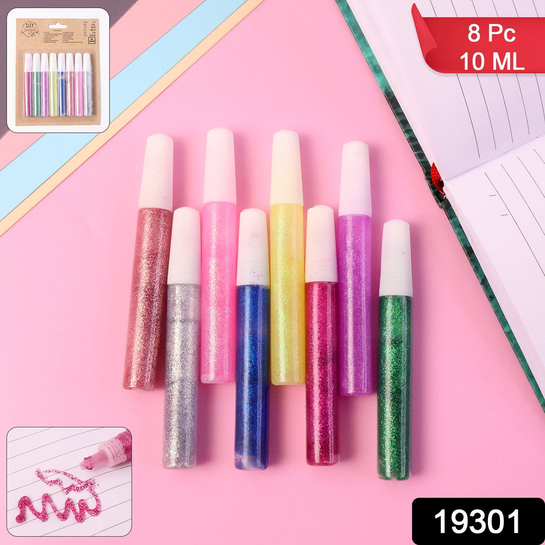 Sparkle Craft Glue Tubes
