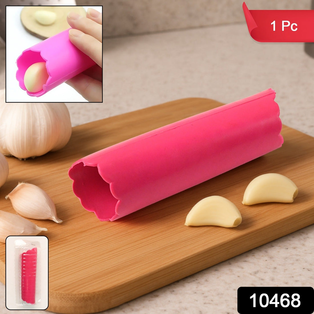 Washable Silicone Garlic Peeling Tube for Daily Cooking