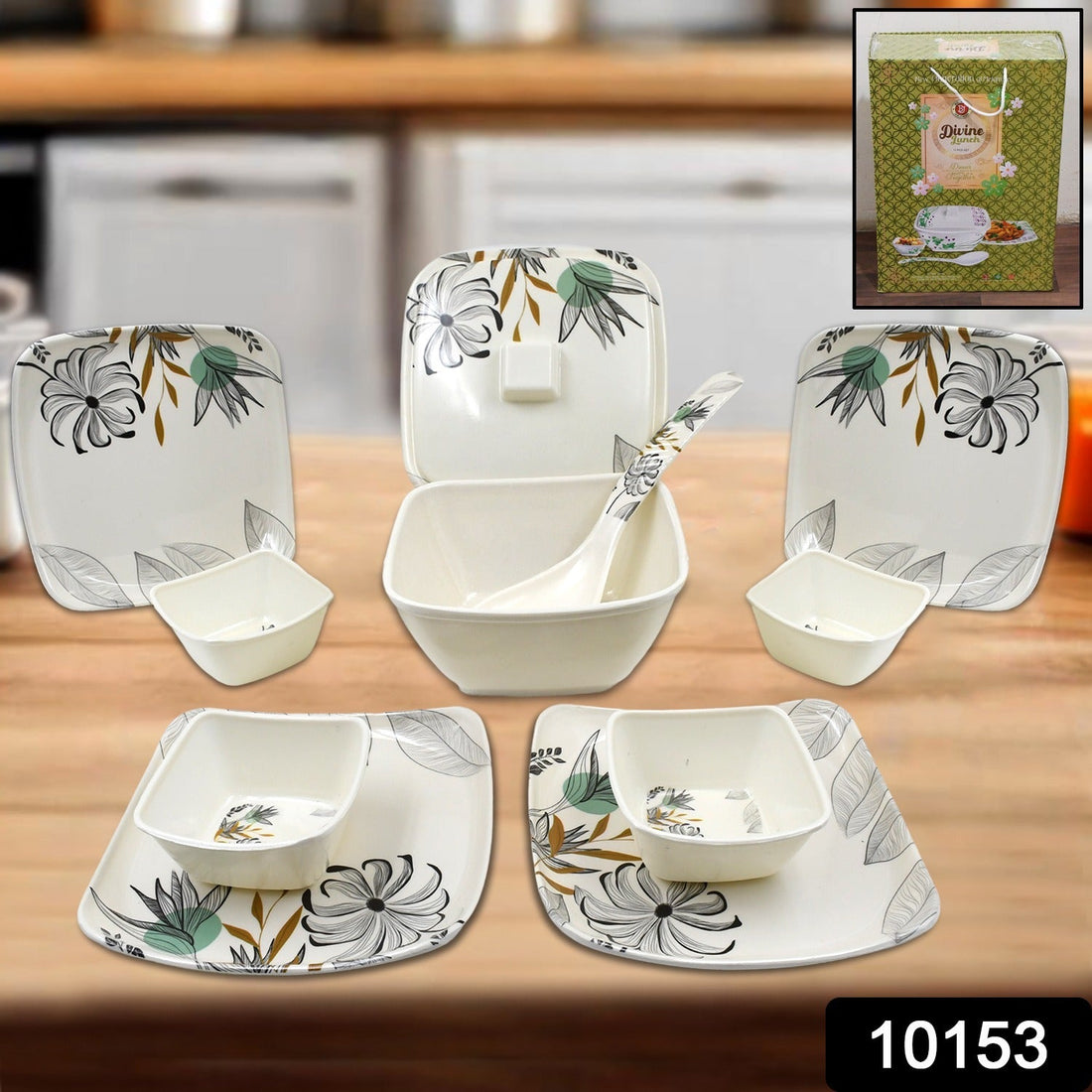 plastic dinner set