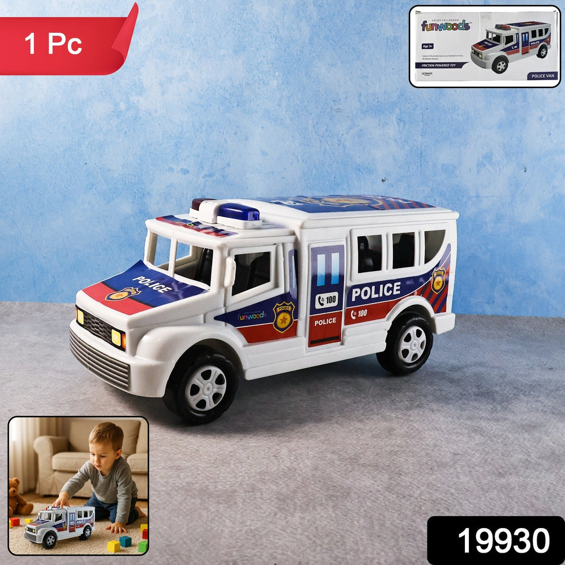 Funwoods Police Van Toy