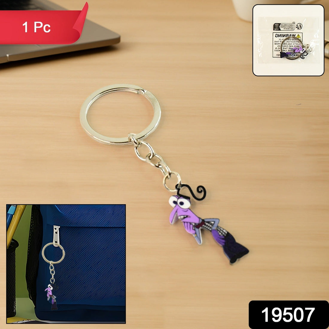 Adorable Cartoon Character Keychain 
