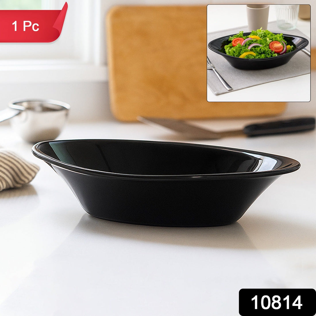 Elegant Oval Deep Bowl