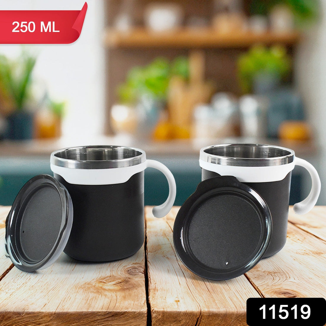 2 Pcs Mocha Mug Set 