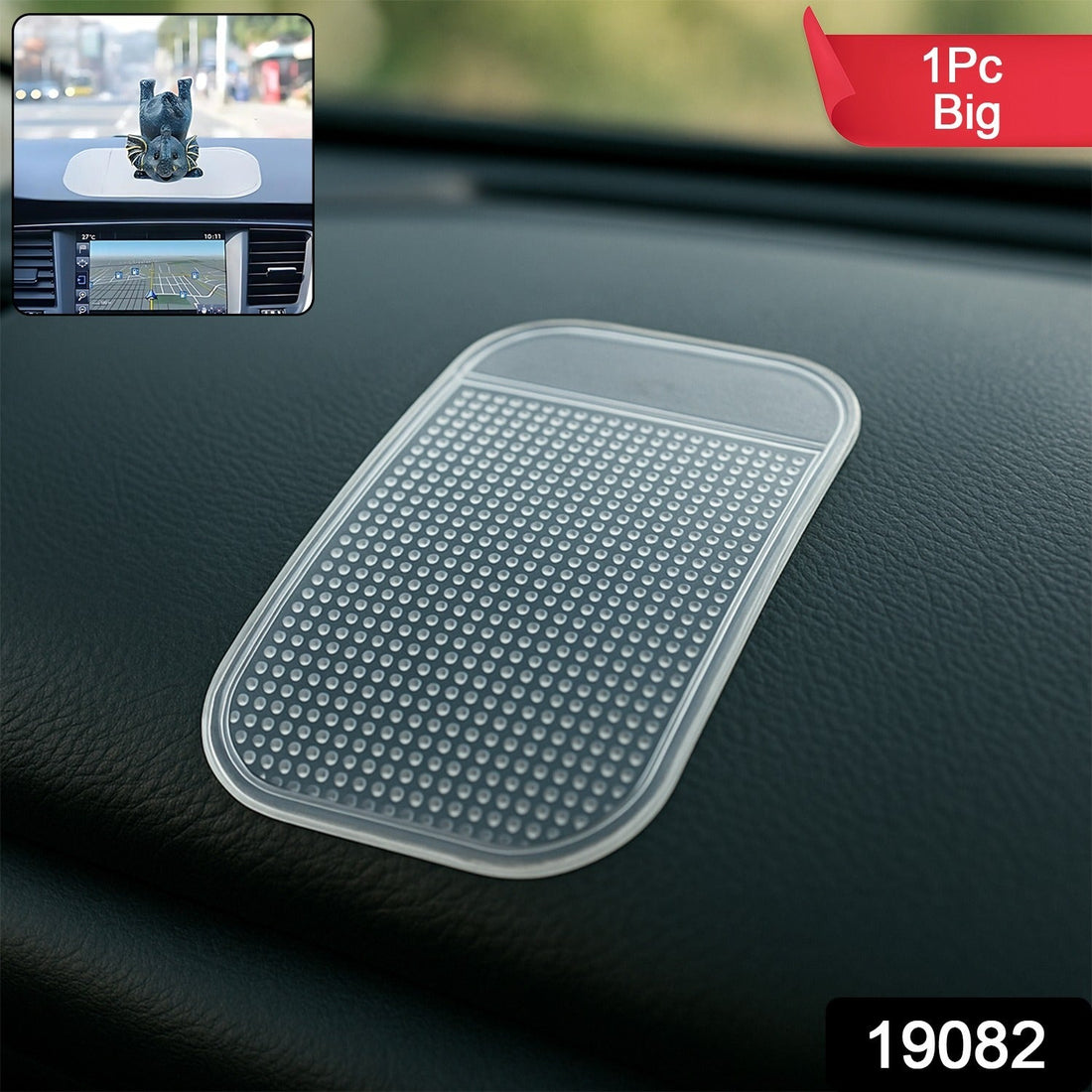 Large Transparent Anti-Slip Dashboard Mat for Car 