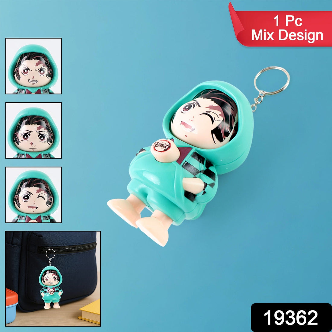 Cute Cartoon Character Keychain